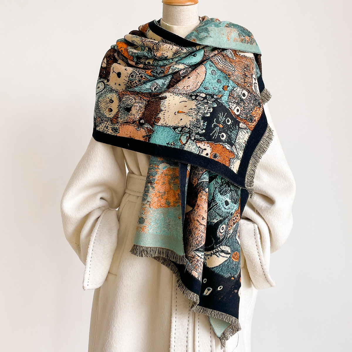 Women Imitation Cashmere Scarf - огляд і ціна Cashmere Scarf
