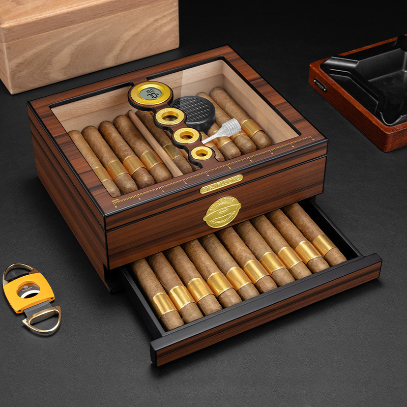 Luxury Wooden Cigar Humidor Bo - огляд і ціна Luxury Gift Set