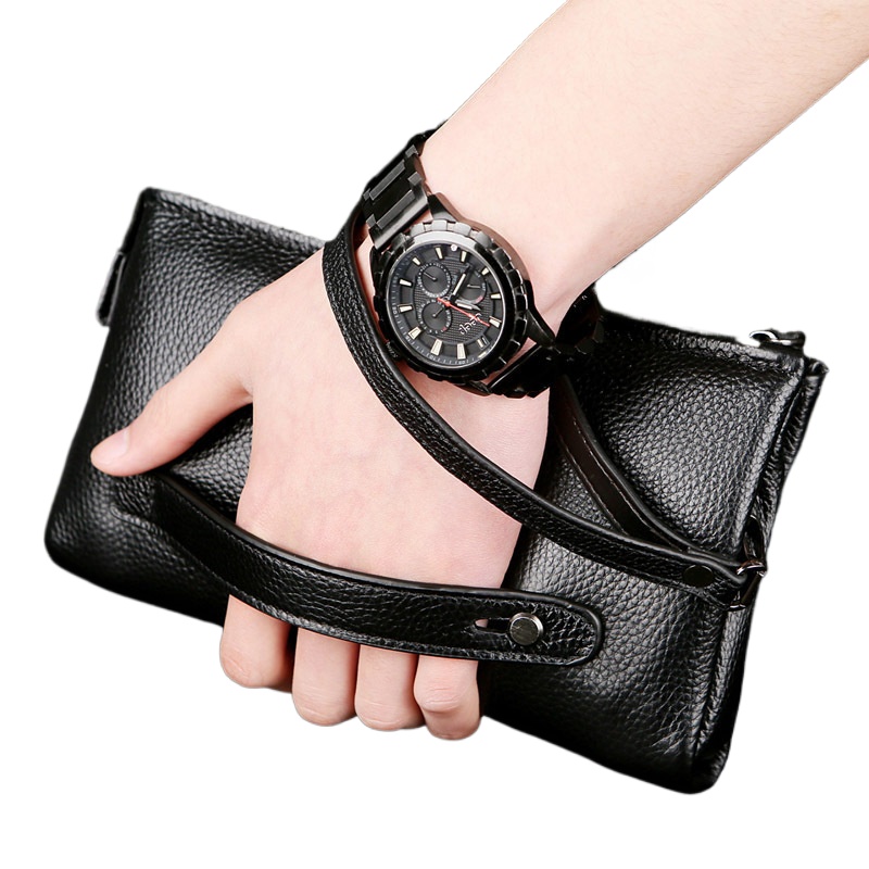 2025 Hand Bag Men Real Cowhide - огляд і ціна Leather Wallet Men
