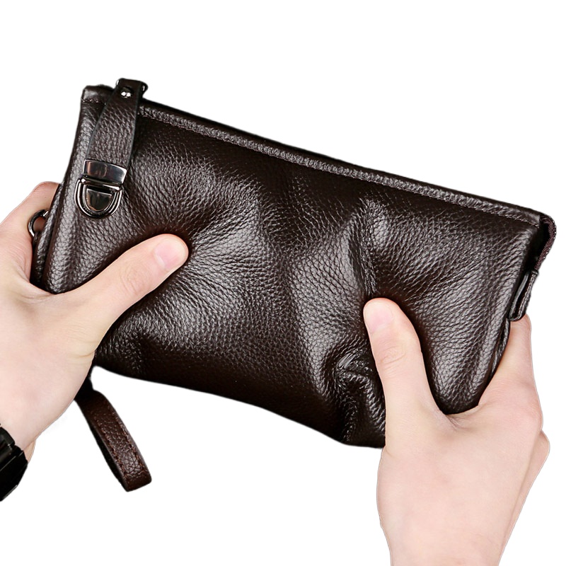 2025 Hand Bag Men Real Cowhide - огляд і ціна Leather Wallet Men