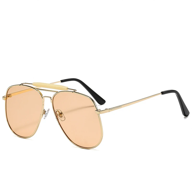 Retro Metal Double Bridge Pilo - огляд і ціна Designer Sunglasses