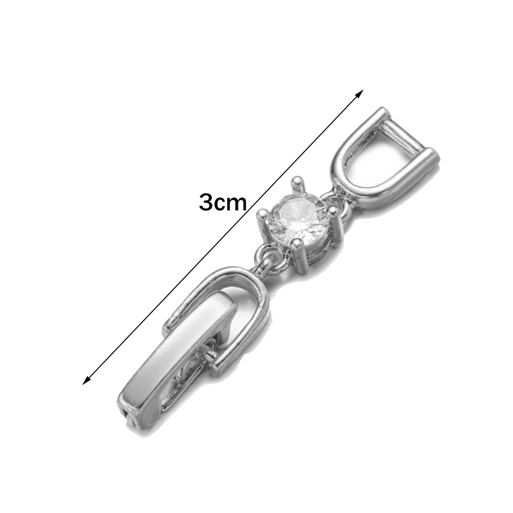5pcs White Gold Plated Crystal - огляд і ціна Gold Plated Jewelry