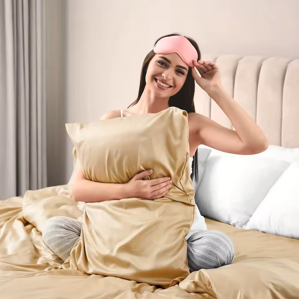 1PC Satin Pillowcase for Hair  - огляд і ціна Silk Pillowcase